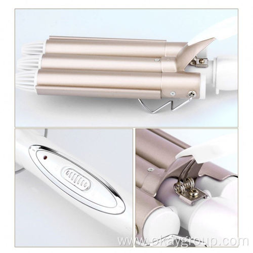 multifunction 360 hair curler LCD waves curling iron